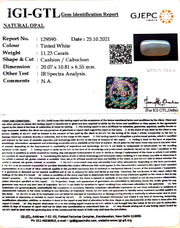 12.46 Ratti Natural Opal with Govt. Lab Certificate (832)
